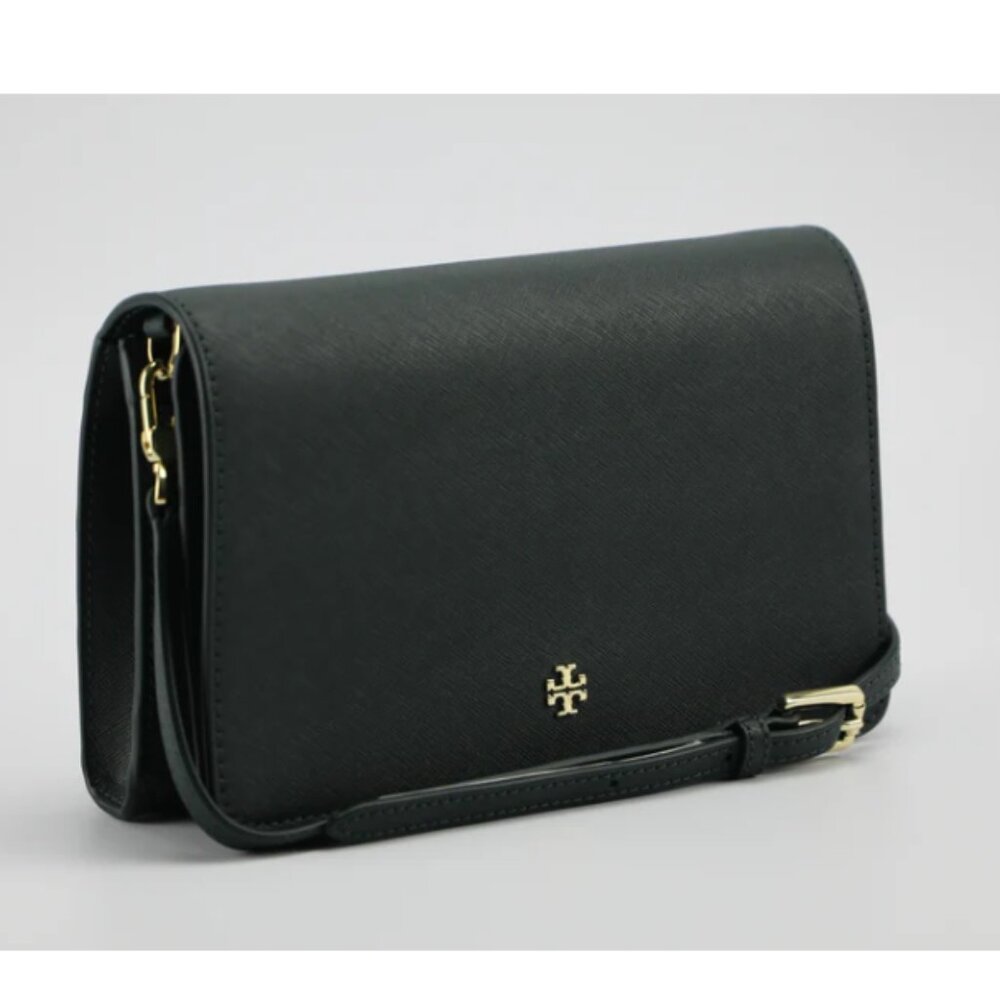 Tory Burch Emerson Combo Cross Body Black